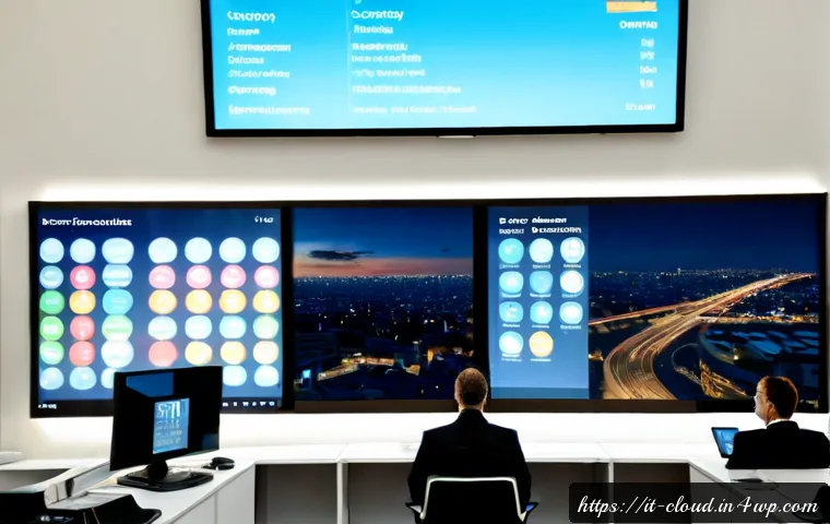 클라우드 서비스의 동시 접속 처리 능력 분석 - Photorealistic modern Italian cloud operations center in Milan, diverse IT professionals monitoring ...